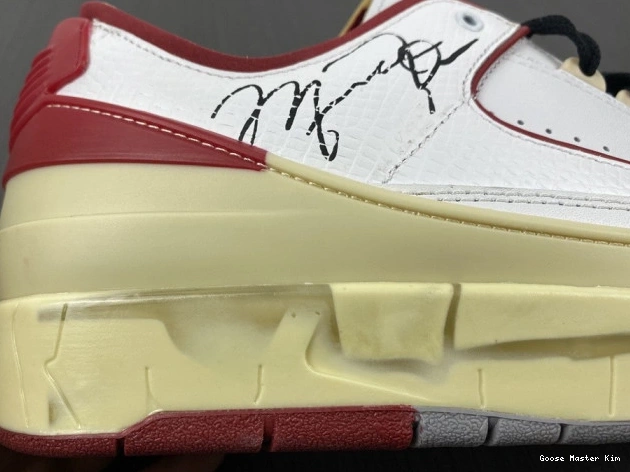 Off-White White Retro Jordan DJ4375-106 Red SP Low 2 0723